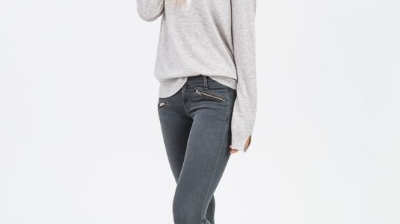 Cashmere V Insert Sweat