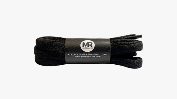 Flat Polyester 7mm (FP01) Black Pearl