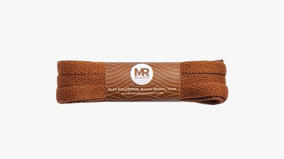 Flat Polyester 7mm (FP92) Russet Brown
