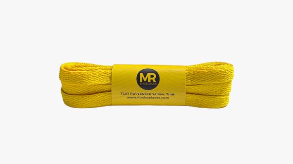 Flat Polyester 7mm (FP13) Yellow