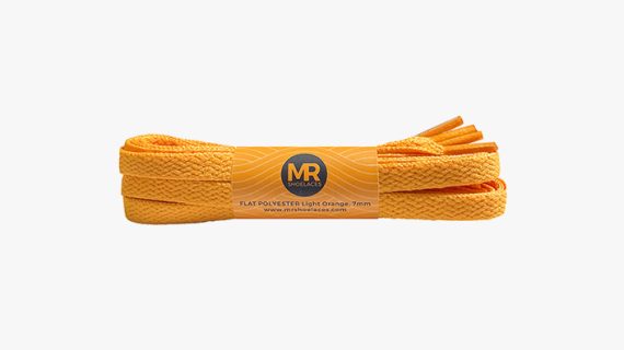 Flat Polyester 7mm (FP29) Light Orange