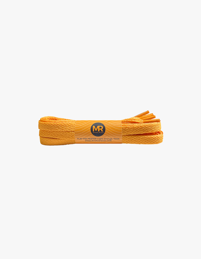 Flat Polyester 7mm (FP29) Light Orange