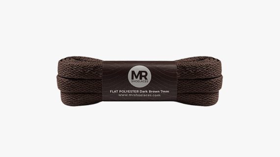 Flat Polyester 7mm (FP38) Dark Brown