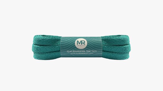 Flat Polyester 7mm (FP52) Teal