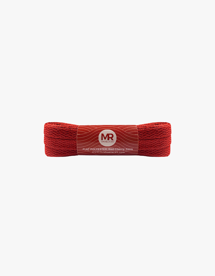 Flat Polyester 7mm (FP75) Red Cherry