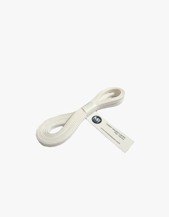 Flat Waxed 7mm (FT20) White