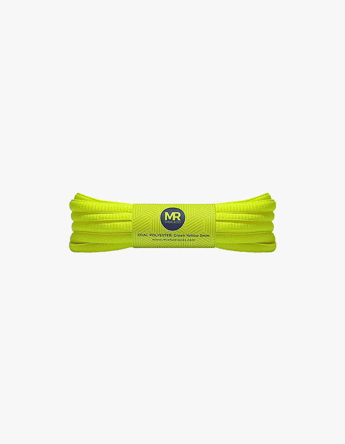 Oval Polyester 7mm (OP12) Green Yellow
