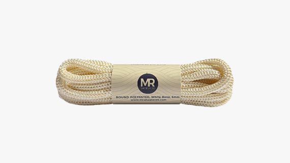 Round Polyester 5mm (RP06) White Bone