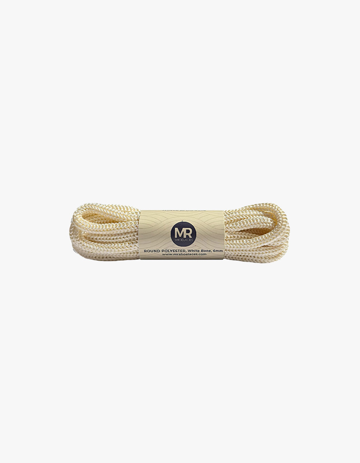 Round Polyester 5mm (RP06) White Bone